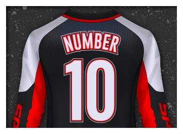 Custom Jersey Numbering in Owen Sound