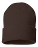 Sportsman - 12" Solid Cuffed Beanie - SP12 - Brown