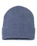 Sportsman - 12" Solid Cuffed Beanie - SP12 - Heather Navy
