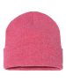 Sportsman - 12" Solid Cuffed Beanie - SP12 - Heather Red