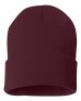 Sportsman - 12" Solid Cuffed Beanie - SP12 - Maroon