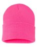 Sportsman - 12" Solid Cuffed Beanie - SP12 - Neon Pink
