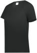 Augusta Sportswear - Ladies Attain Wicking Raglan Sleeve Tee - 2792 - Black