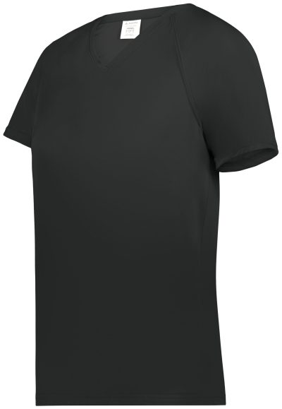 Augusta Sportswear - Ladies Attain Wicking Raglan Sleeve Tee - 2792 - Black