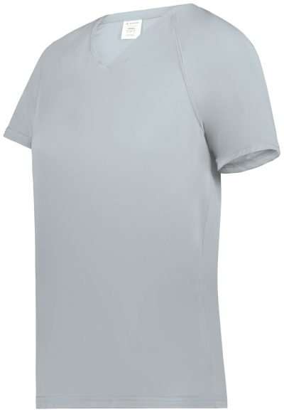 Augusta Sportswear - Ladies Attain Wicking Raglan Sleeve Tee - 2792 - Silver