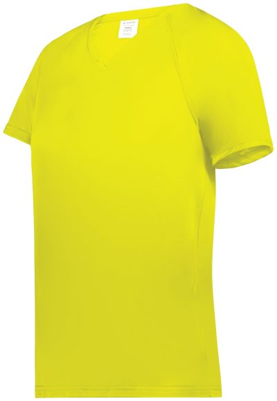 Augusta Sportswear - Ladies Attain Wicking Raglan Sleeve Tee - 2792 - Safety Yellow