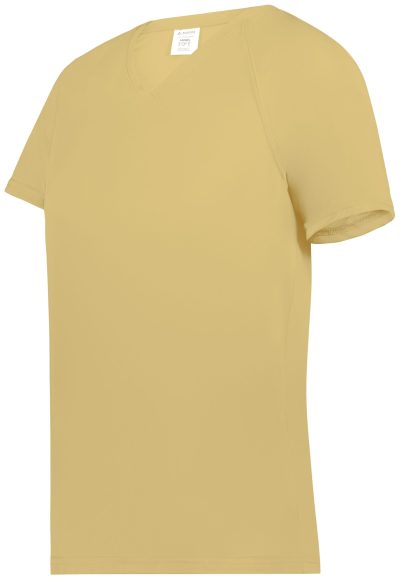 Augusta Sportswear - Ladies Attain Wicking Raglan Sleeve Tee - 2792 - Vegas Gold