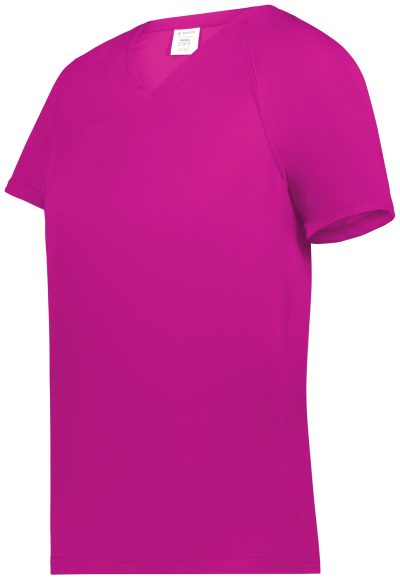 Augusta Sportswear - Ladies Attain Wicking Raglan Sleeve Tee - 2792 - Power Pink