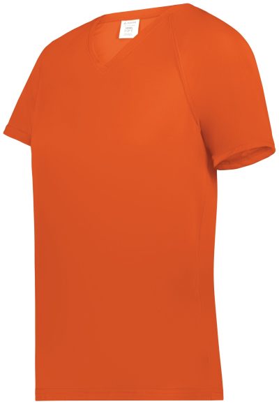 Augusta Sportswear - Ladies Attain Wicking Raglan Sleeve Tee - 2792 - Electric Orange