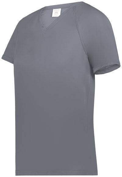 Augusta Sportswear - Ladies Attain Wicking Raglan Sleeve Tee - 2792 - Graphite