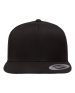 YP Classics - Premium Flat Bill Snapback Cap - 6089M - Black