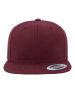 YP Classics - Premium Flat Bill Snapback Cap - 6089M - Maroon